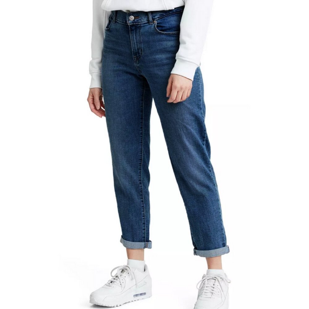 Levi's Classic crop jeans, midrise, size 4 / W27, drk blue